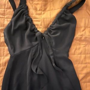 midi satin ish dress from abercrombie